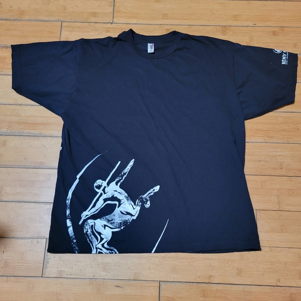 Remy Martin Centaur Fine Champagne Cognac Black Short Sleeve Tshirt Size L